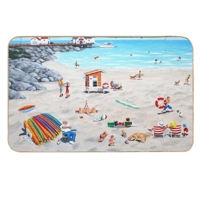 Dog Day Afternoon  Rapid-Drying Bath Mat