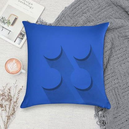 Blue Brick Soft Home Decor Throw Pillow