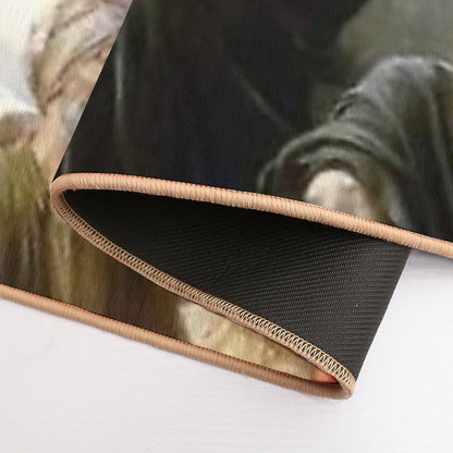 Raccoon Jesus  Absorbent Bath Mat