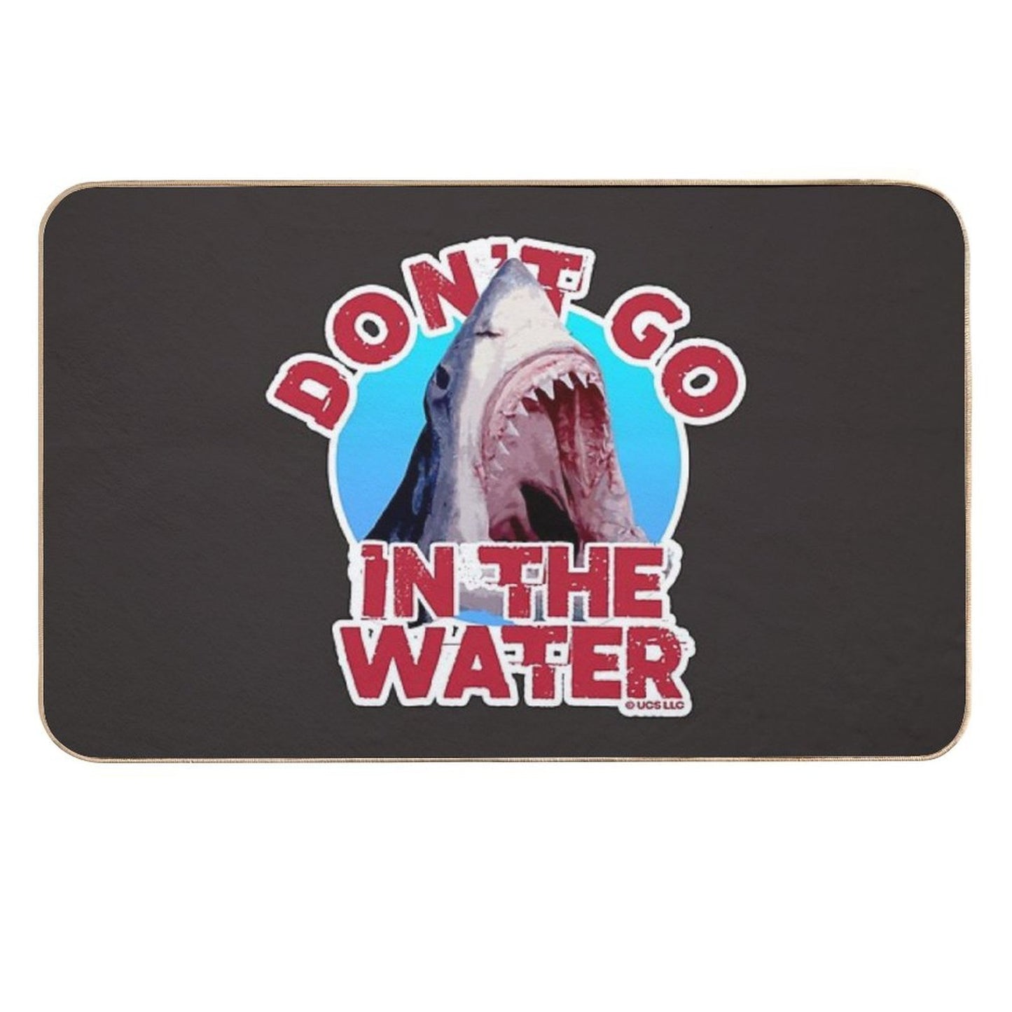 Jaws Movie Don't Go in The Water. Birthday Party Gifts. Officially Licensed Merch.  Multi-Purpose Bath Mat