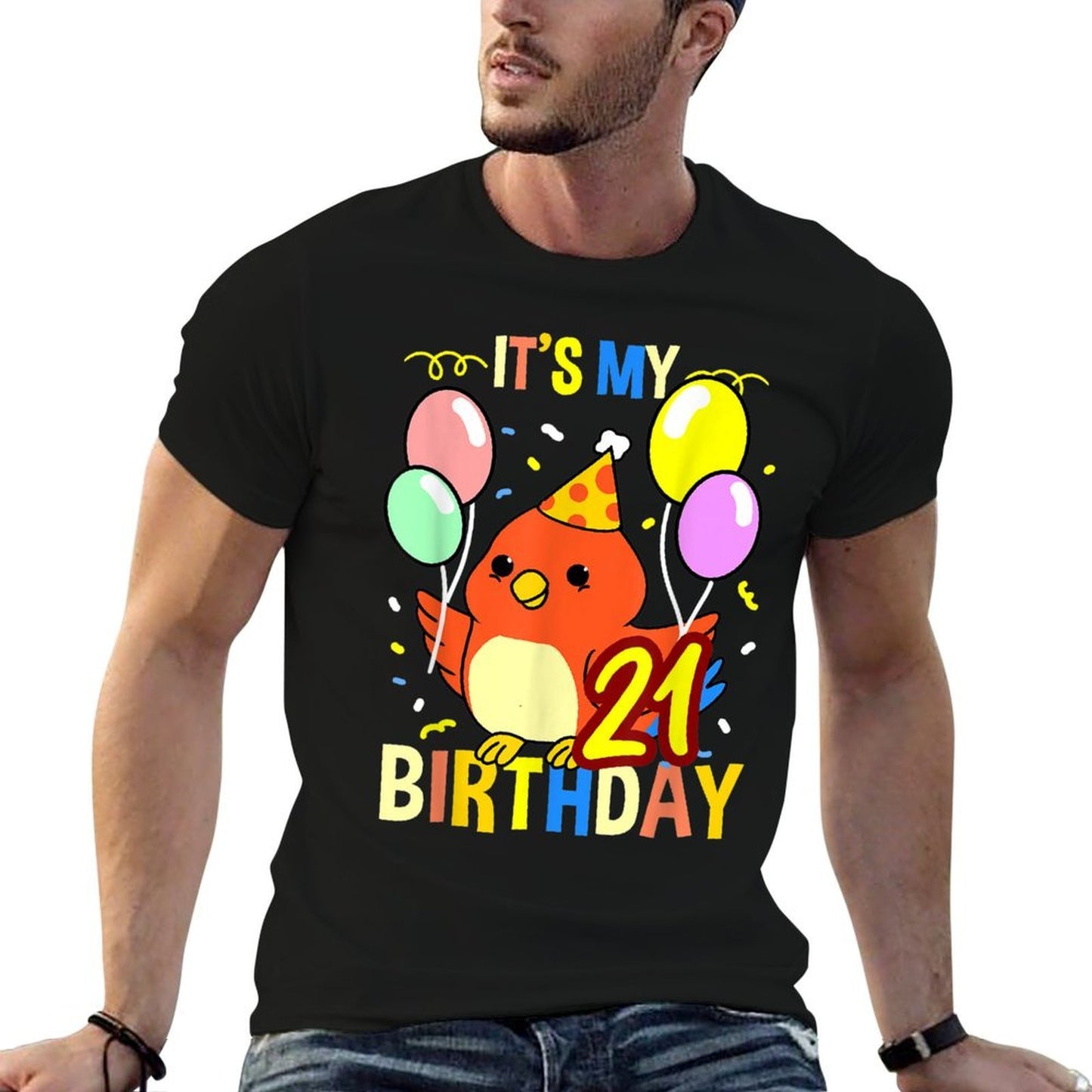 Its My 21st Birthday Parrot Bird  Classic T-Shirt