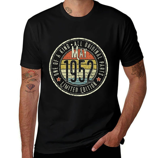 70 Year Old May 1952 Limited Edition 70th Birthday  Eco-friendly Material T-Shirt