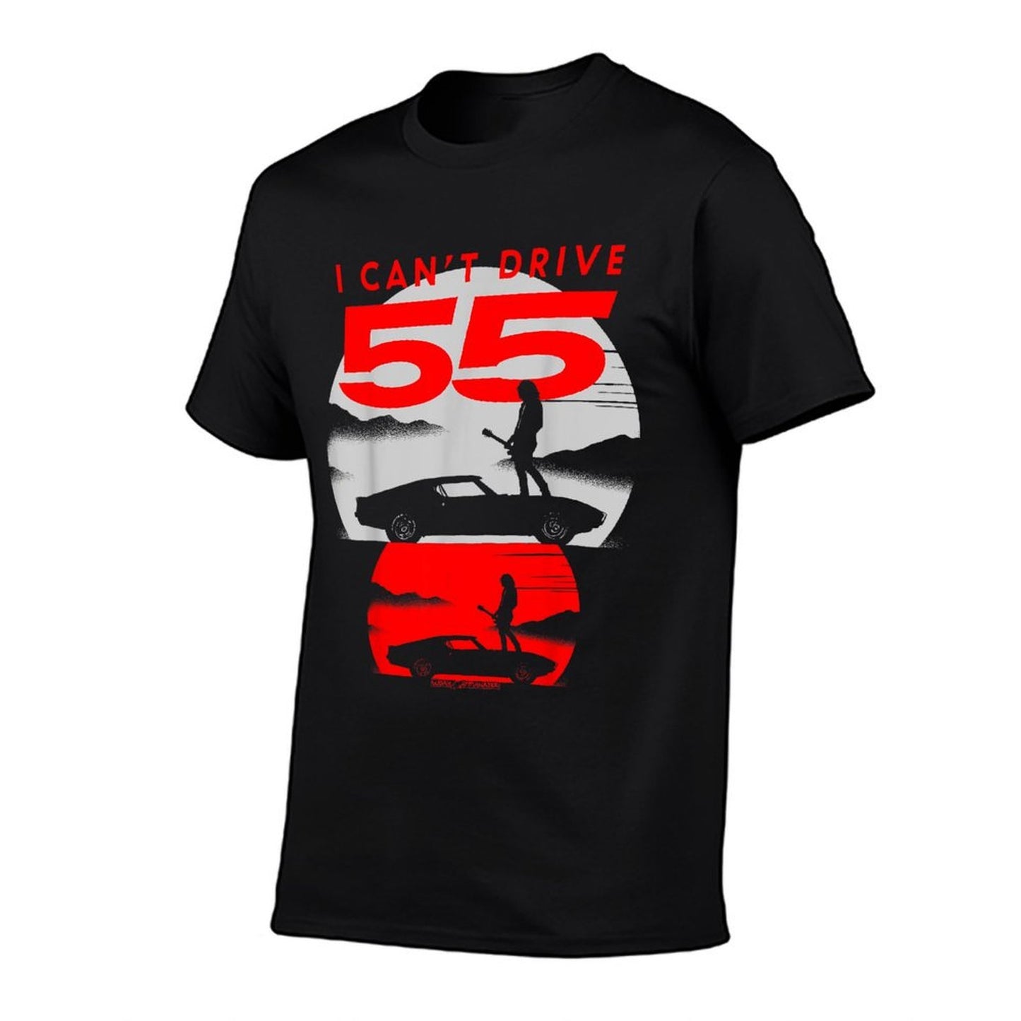 I CAN’T DRIVE 55  Heathered Texture T-Shirt