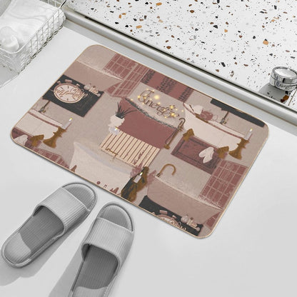 Pattern - Bubble Self-care - Energize  Repositionable Bath Mat