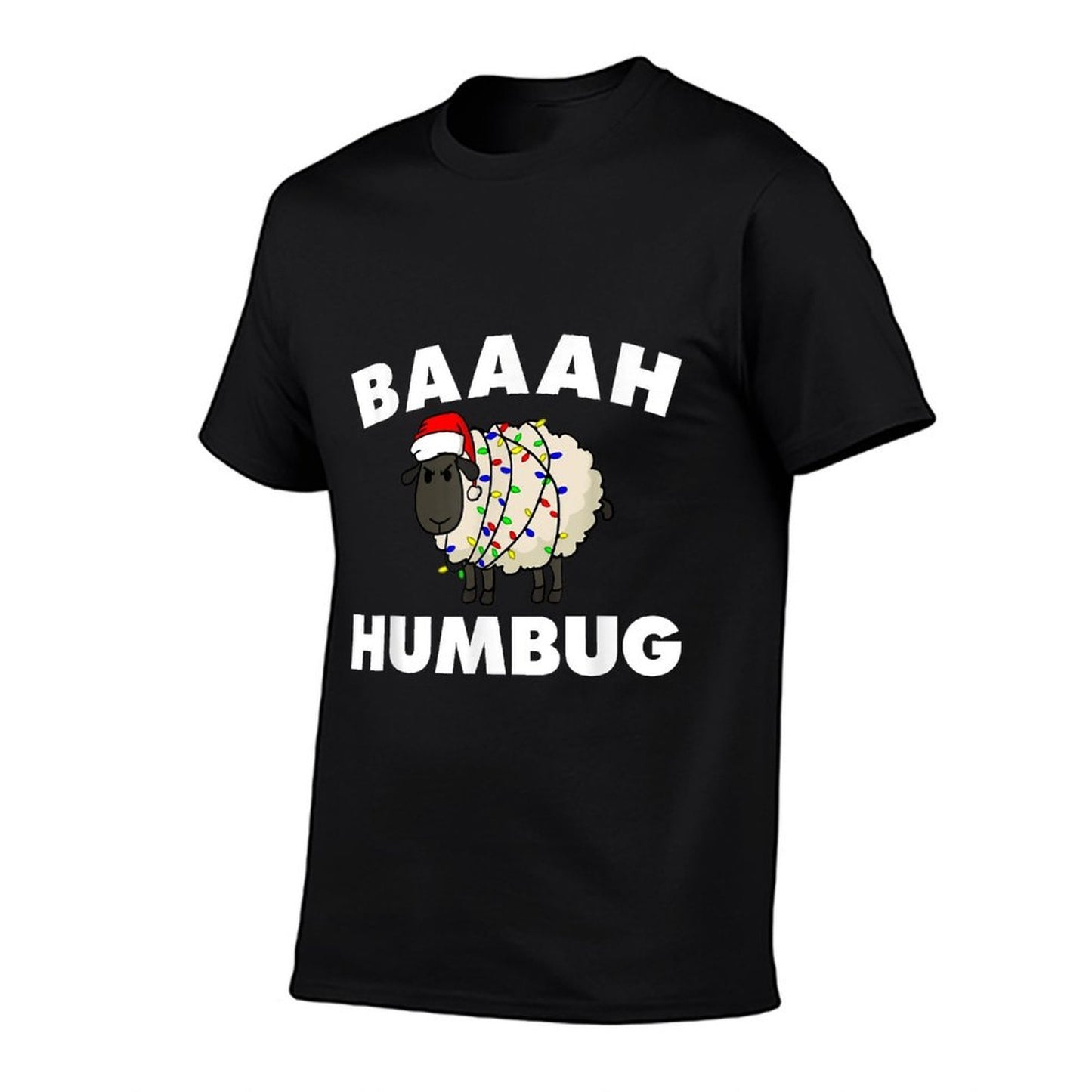 Baaah Humbug Anti-Christmas Sheep Shirt Funny Sheep Tee  Soft T-Shirt