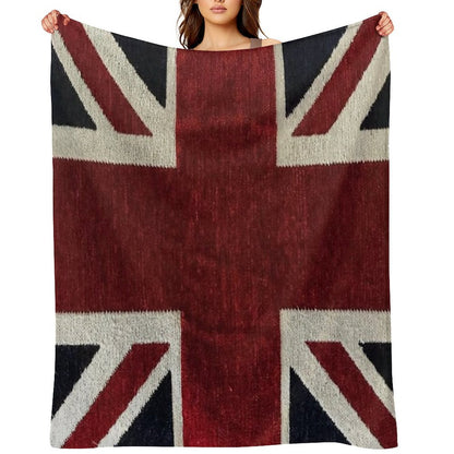Uk Flag Wrinkle-free Throw Blanket