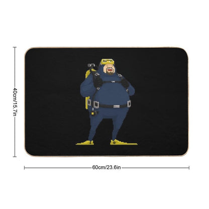 Dave The Diver Laugh  Anti-Trip Bath Mat
