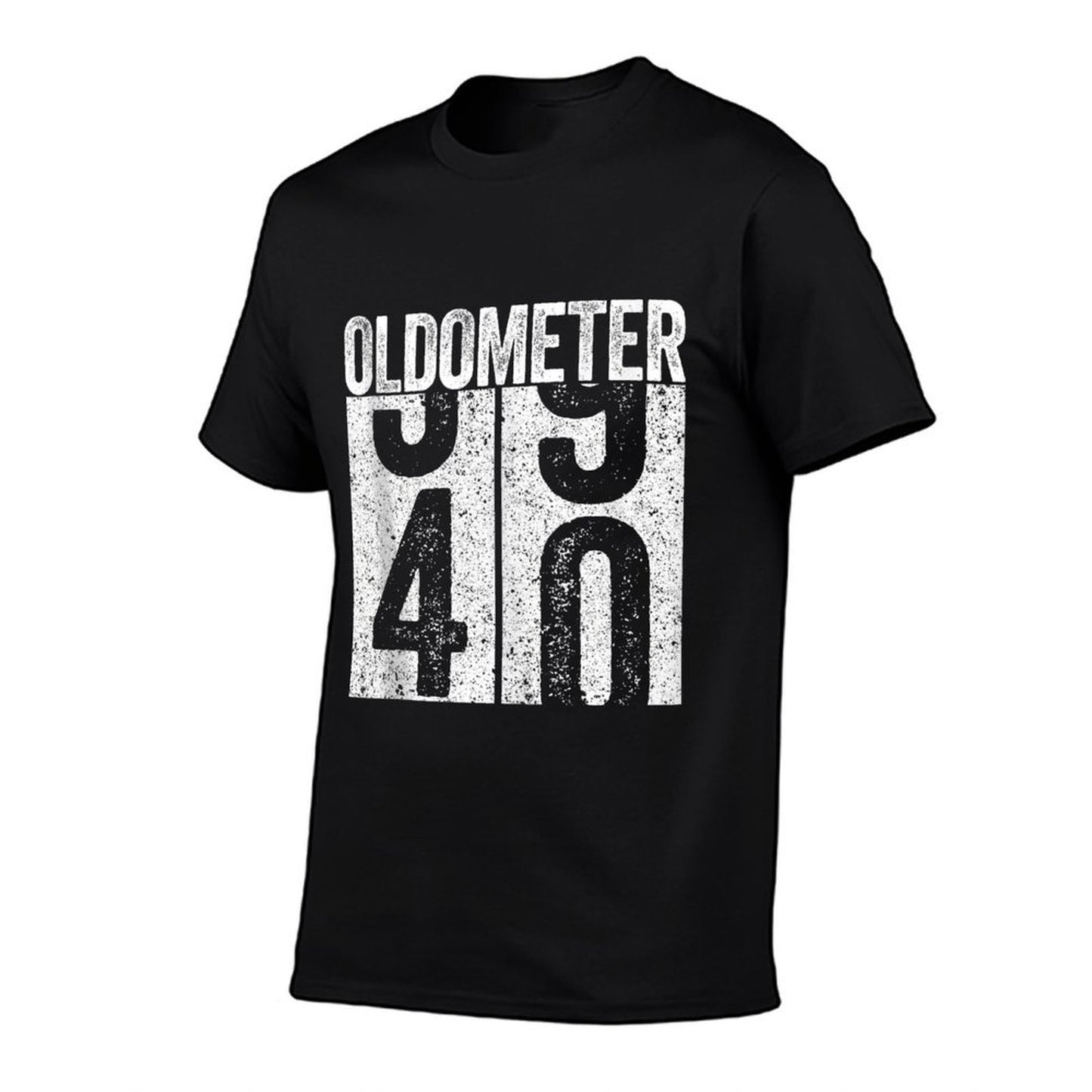 Oldometer 40 Men Women 40th Birthday  Easy-care T-Shirt