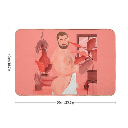 Bath Time  Dirt-Trapping Bath Mat