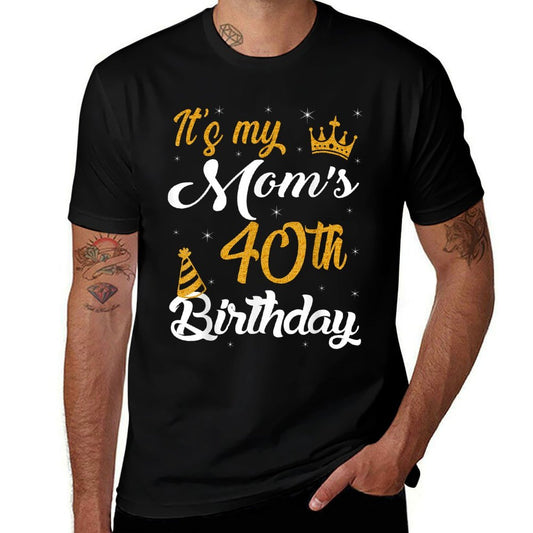 Happy It's My Mom's 40th Birthday 1985 40 Years Old  Breathable T-Shirt
