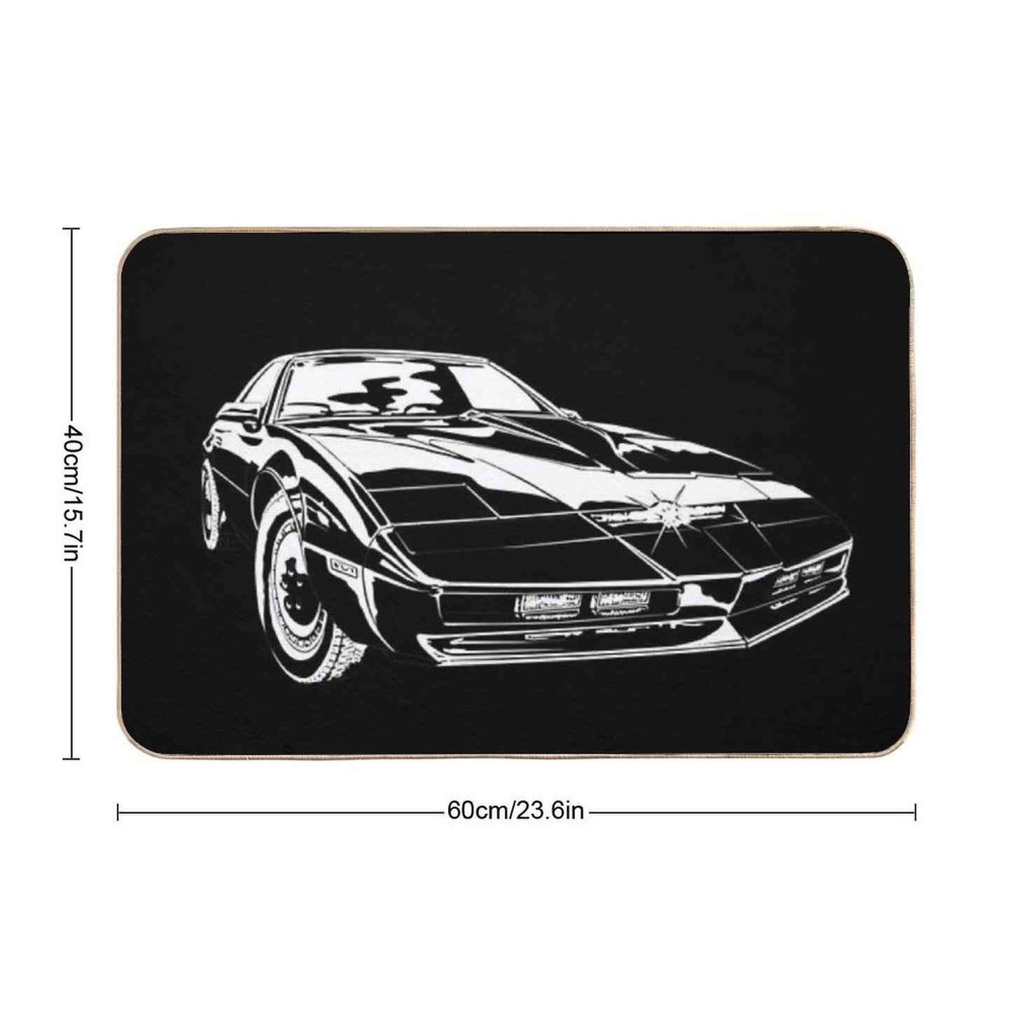 Knightrider K.I.T.T.  Multi-Purpose Bath Mat