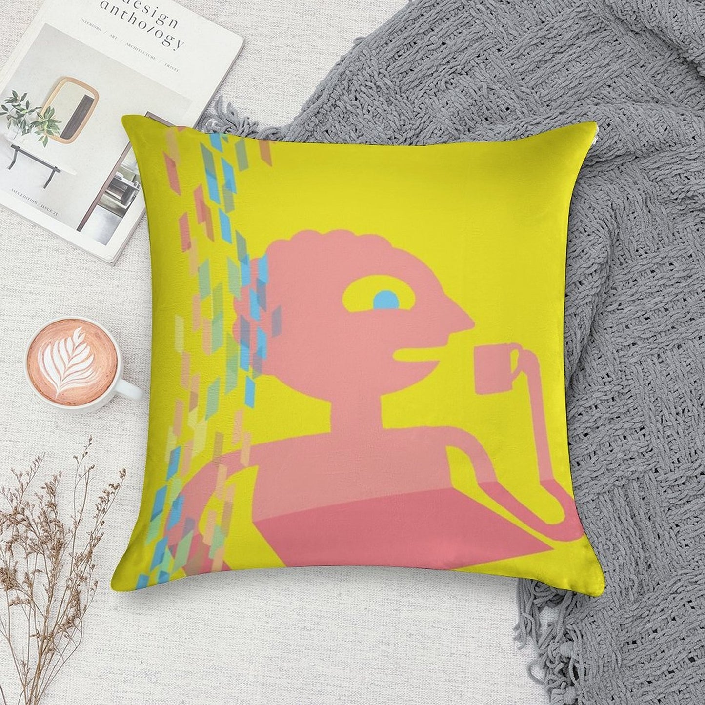 PRISMO THE WISH MASTER Soft Fade-Resistant Throw Pillow