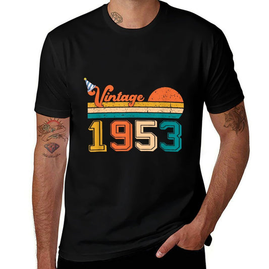 70th Birthdays Vintage 1953 Original Parts  Vintage-inspired T-Shirt