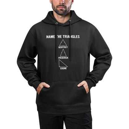 Name The Triangles Funny Math Humor Graphic All-Day Comfort Hoodie