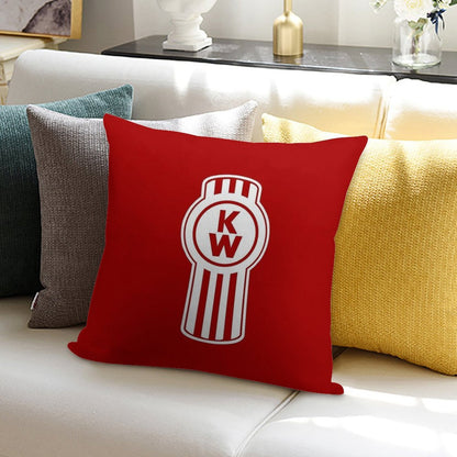 Kenworth Truck Logo Soft Luxury Feel Throw Pillow