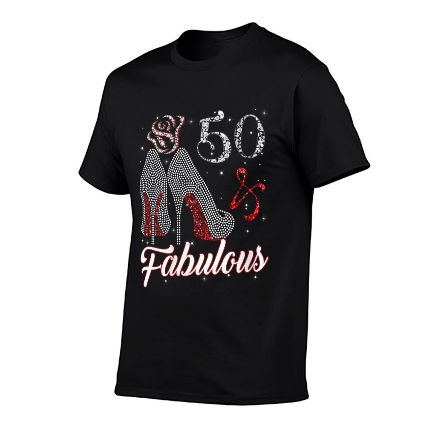 Womens 50 And & Fabulous 1971 50Th Birthday Gift For Womens  Stretchy T-Shirt