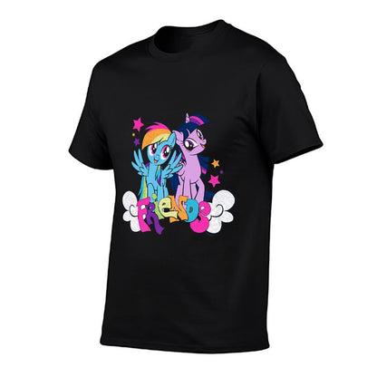My Little Pony Friendship Is Magic Rainbow Twilight Friends Premium  Fade-proof Color T-Shirt