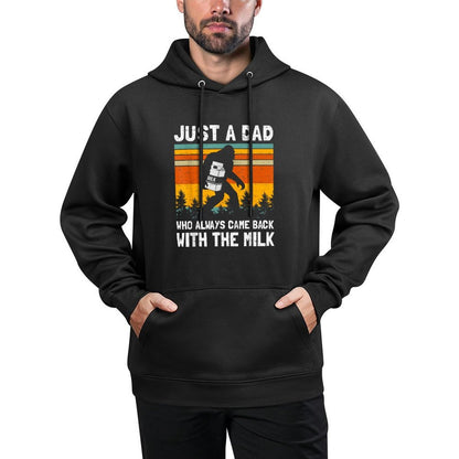Just A Dad Who Always Came Back With The Milk Fathers Day Easy Care Hoodie