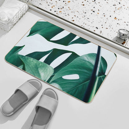 Monstera #redbubble #artprints  Long-Lasting Bath Mat