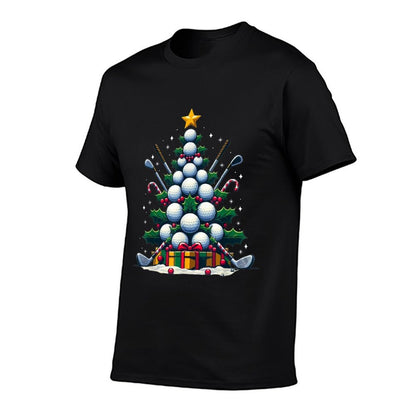 Golf Equipment Christmas Tree Christmas Golfer Women Men  Odor-resistant T-Shirt