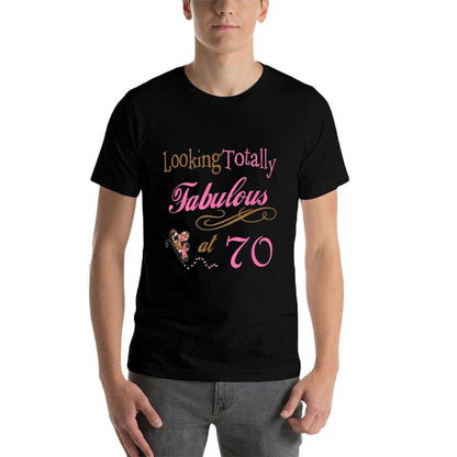 Fabulous 70th Birthday Party - Cute Happy 70th Birthday  Classic T-Shirt