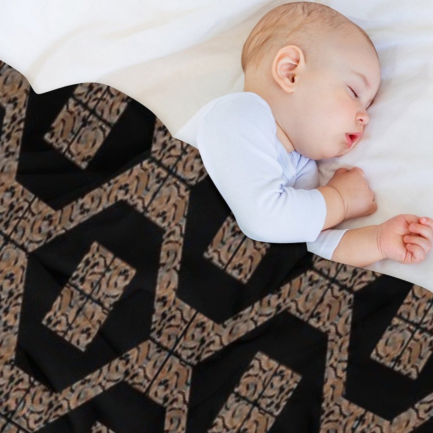 Decorative Geometric Design12 Versatility Throw Blanket