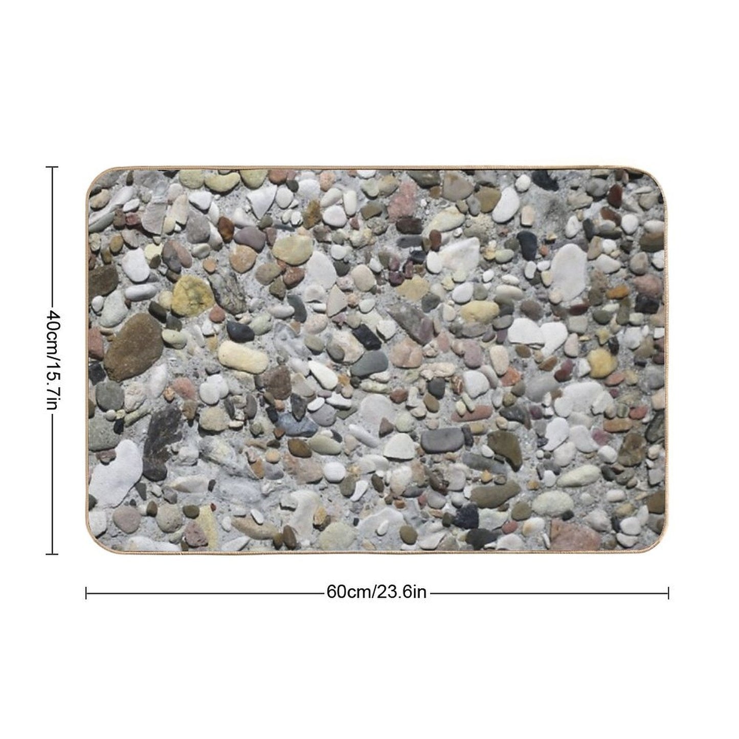 Stones, Stone, Pebbles, Rocks, Nature  Multi-Purpose Bath Mat