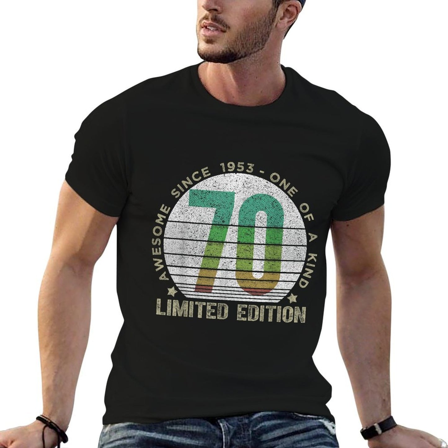 Vintage 1953 70 Year Old Gifts Limited Edition 70th Birthday  Vintage-inspired T-Shirt
