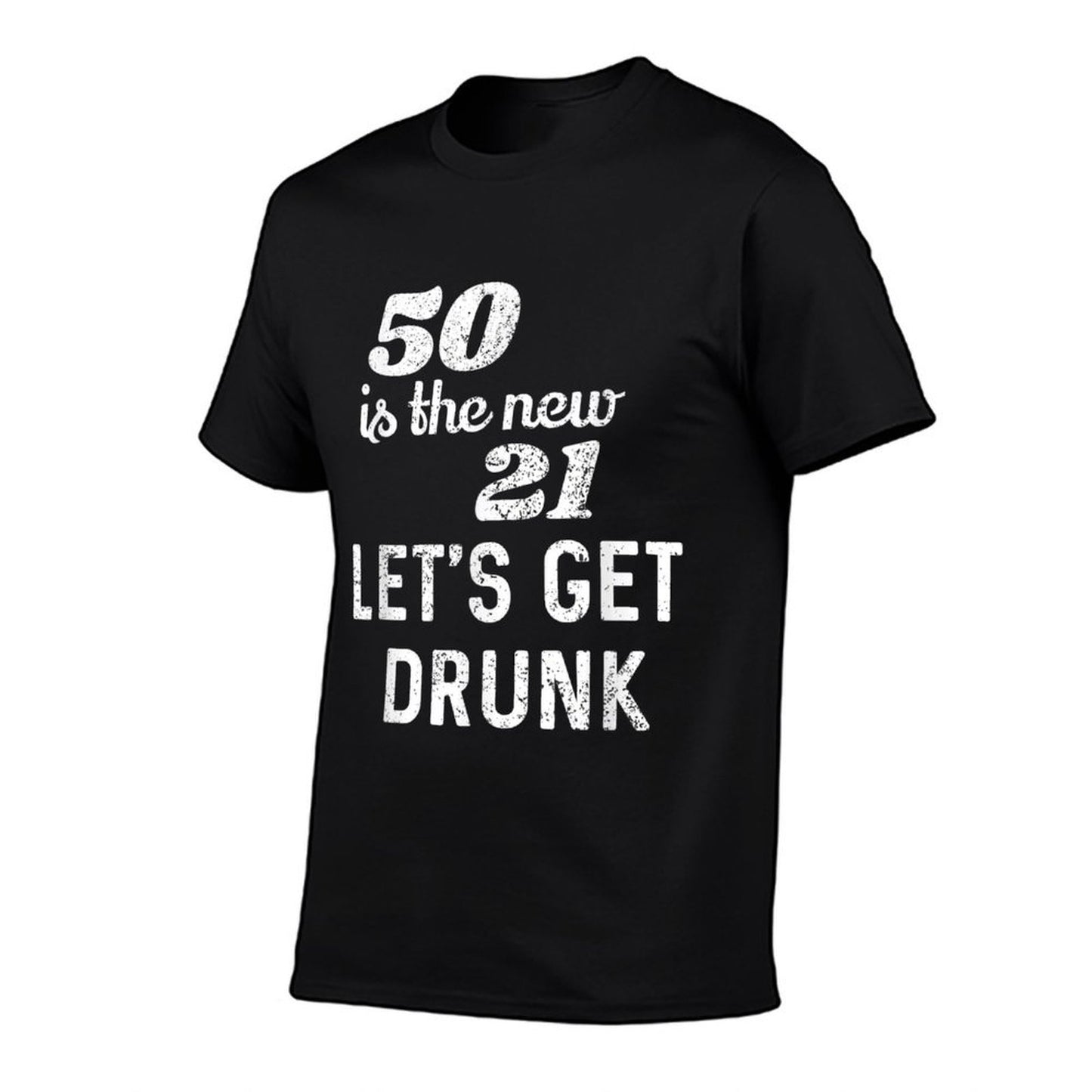 50 Is The New 21 Funny 50th Birthday Gift  Tagless Design T-Shirt