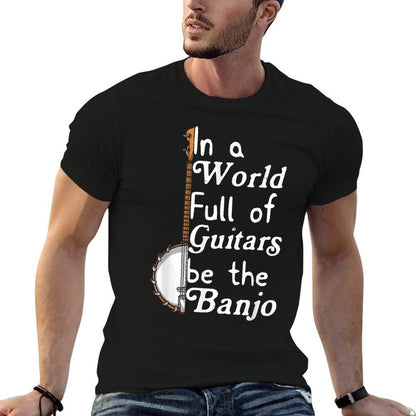 Banjo Tshirt For Men Bluebird Tennesse Mandolin Bluegrass  Versatile T-Shirt
