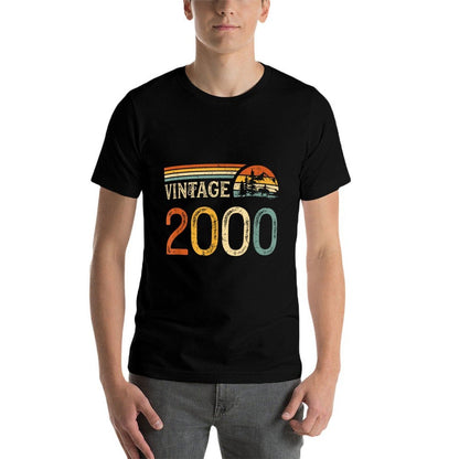 Vintage 2000 Birthday Retro  Affordable Price T-Shirt
