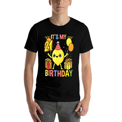 Its My 21st Birthday Lemon Lover Comfortable T-Shirt