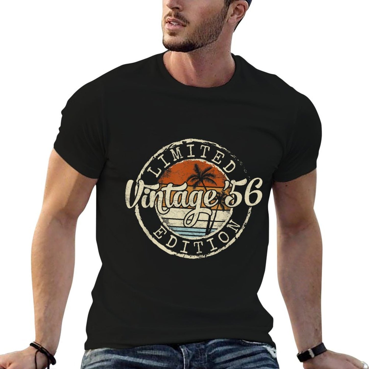 Vintage 1956 69th Birthday Gifts For Men Women 69 Year Old  Versatile T-Shirt
