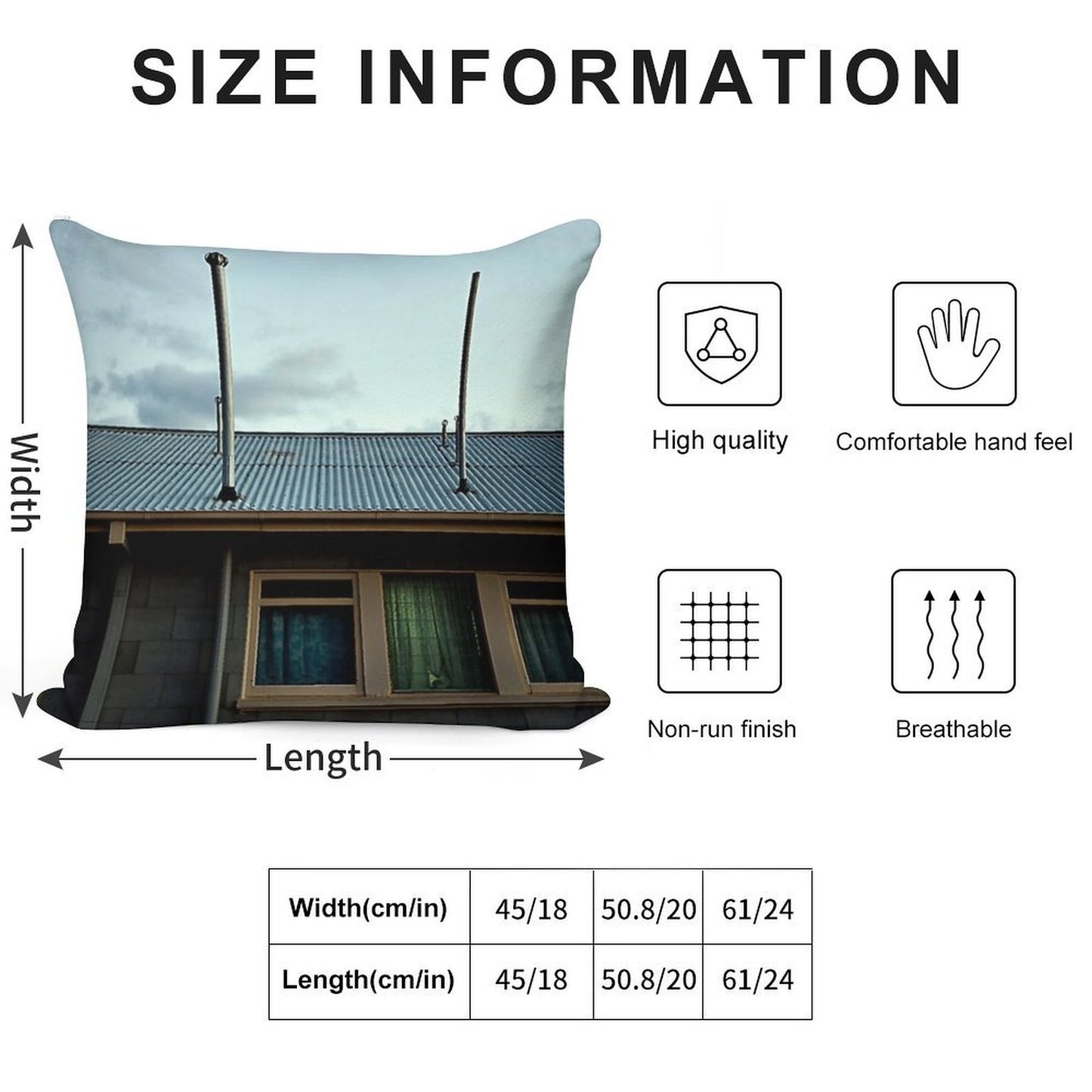 Home Sweet Home Soft Easy Maintenance Throw Pillow