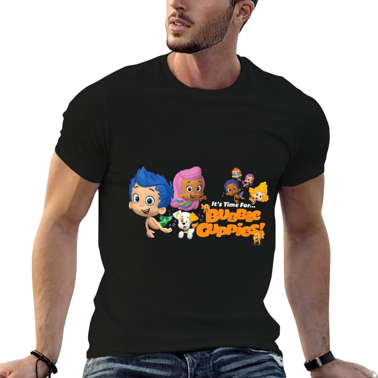 Bubble Guppies It's Time!  Stretchy T-Shirt