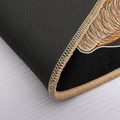 ADAM LIKES CROSSING ARMS  Slip-Resistant Bath Mat