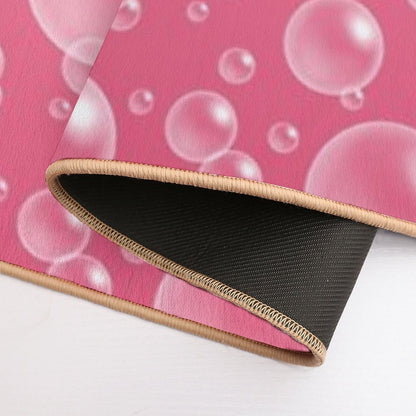Ombre Pink Bubbles  Absorbent Bath Mat