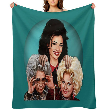 The Nanny - Yetta And Sylvia Versatility Throw Blanket
