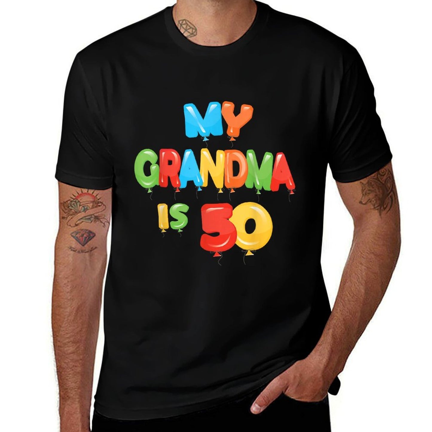 My Grandma Is 50 Years Old Granny 50th Birthday Idea For Her  Soft T-Shirt