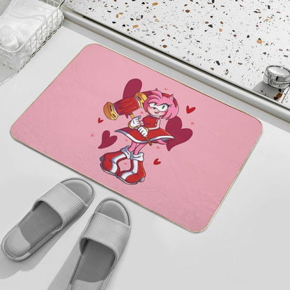 Sweet Amy Rose  Slip-Resistant Bath Mat