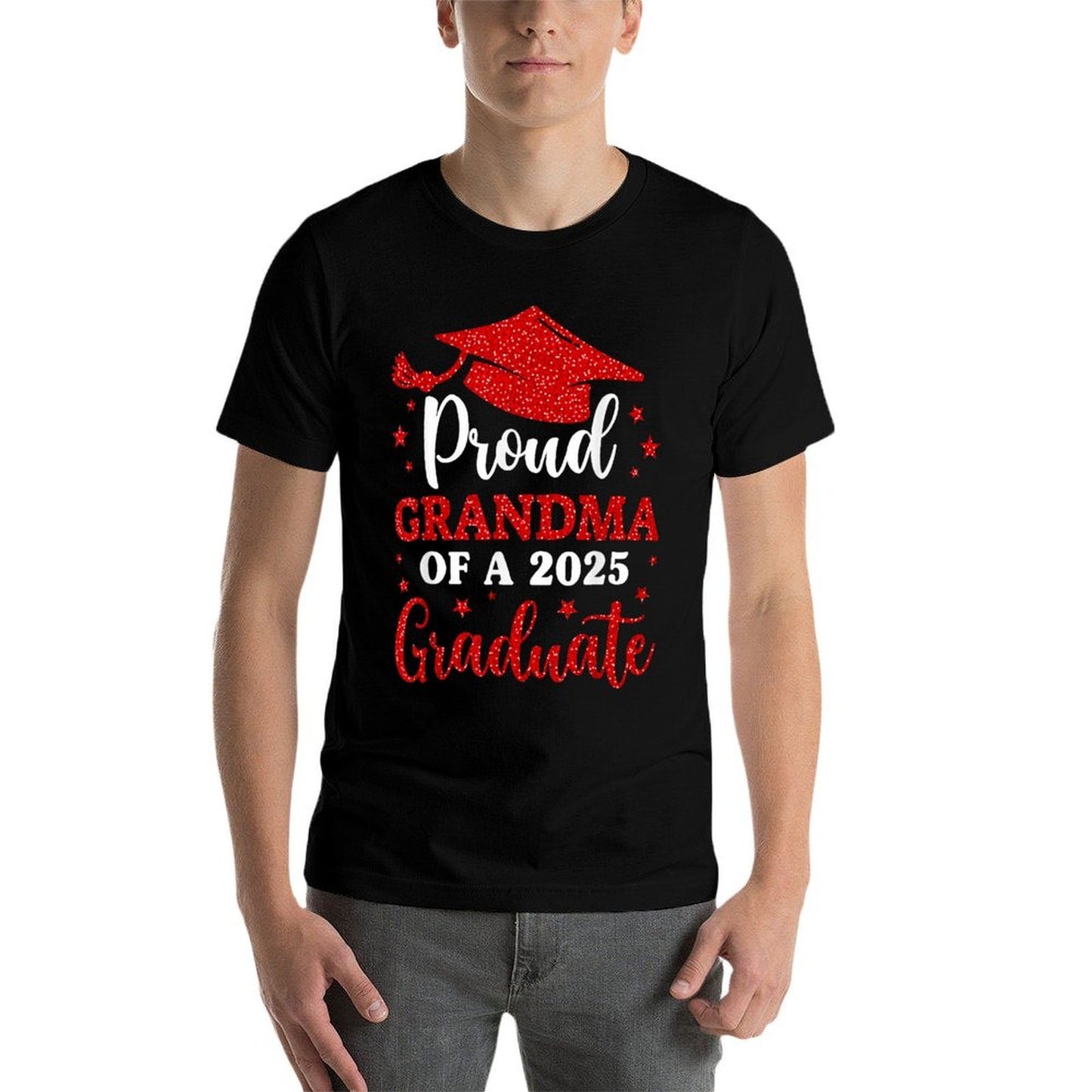 Proud Grandma of A 2025 Graduate Grandma Graduation 2025  Affordable Price T-Shirt