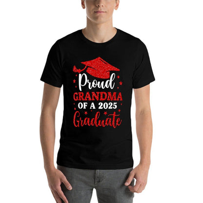 Proud Grandma of A 2025 Graduate Grandma Graduation 2025  Affordable Price T-Shirt