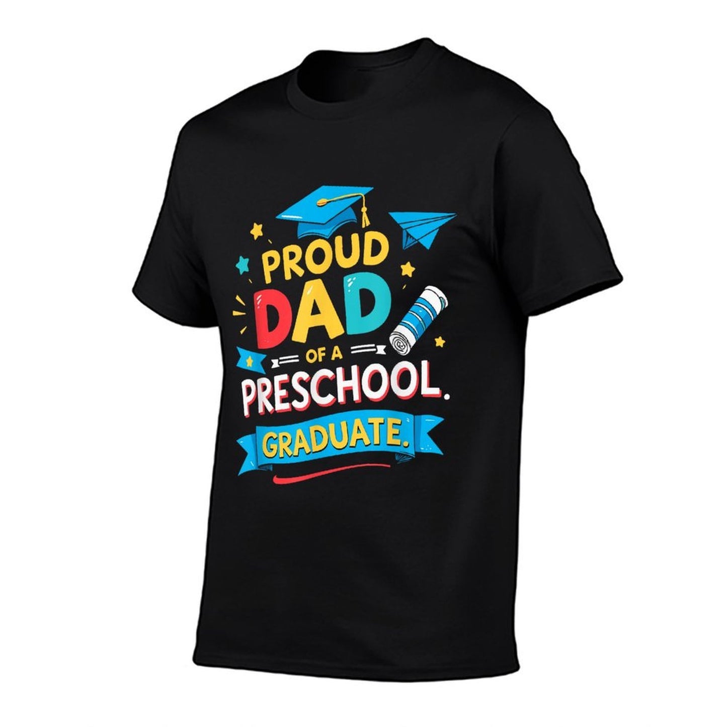 Proud Dad of A 2025 Preschool Pre-K Graduate Graduation  Soft T-Shirt