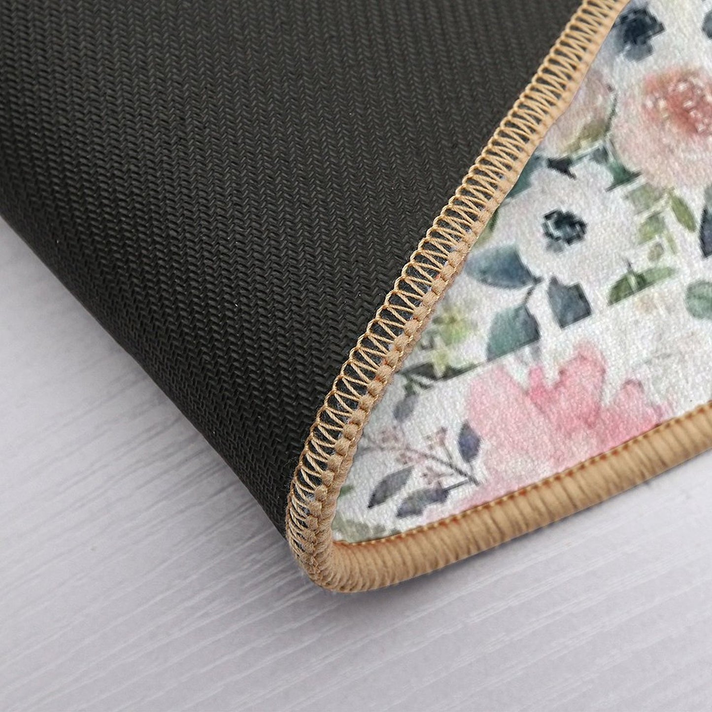 Romantic Watercolor Flowers  Multi-Purpose Bath Mat