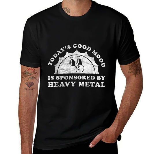 Funny Cute Vintage Retro Heavy Metal Or Heavy Metal  Breathable T-Shirt