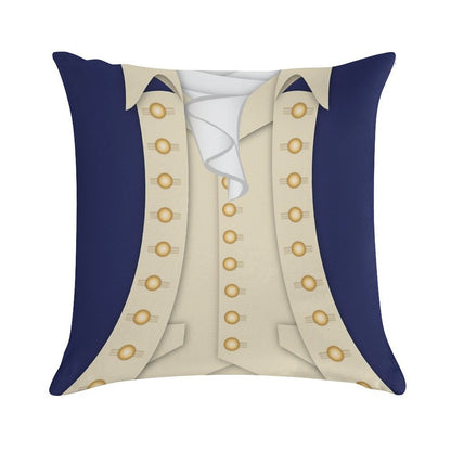 Alexander Hamilton Soft Short Plush Fabric Throw Pillow