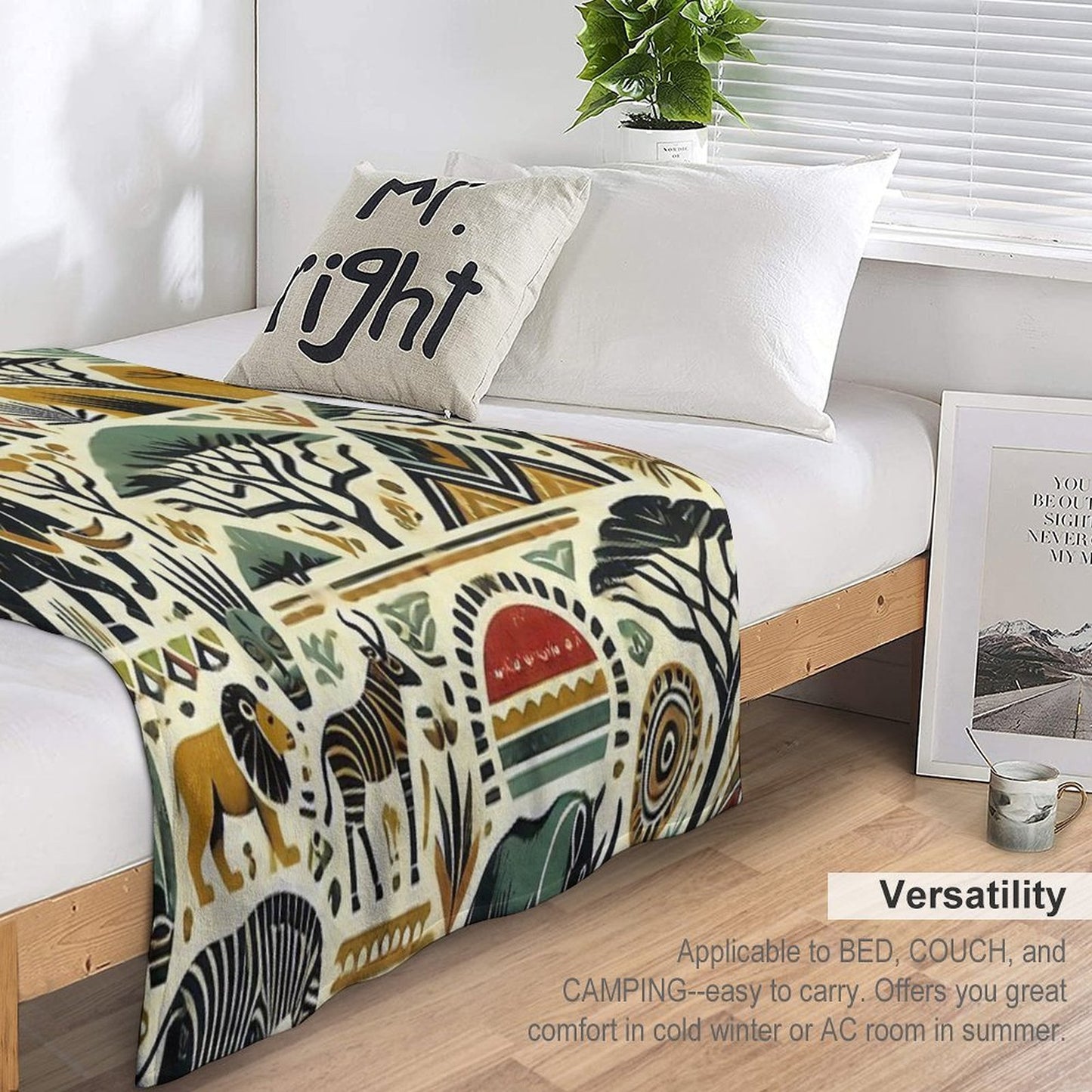 Tribal Tapestry Wrinkle-free Throw Blanket