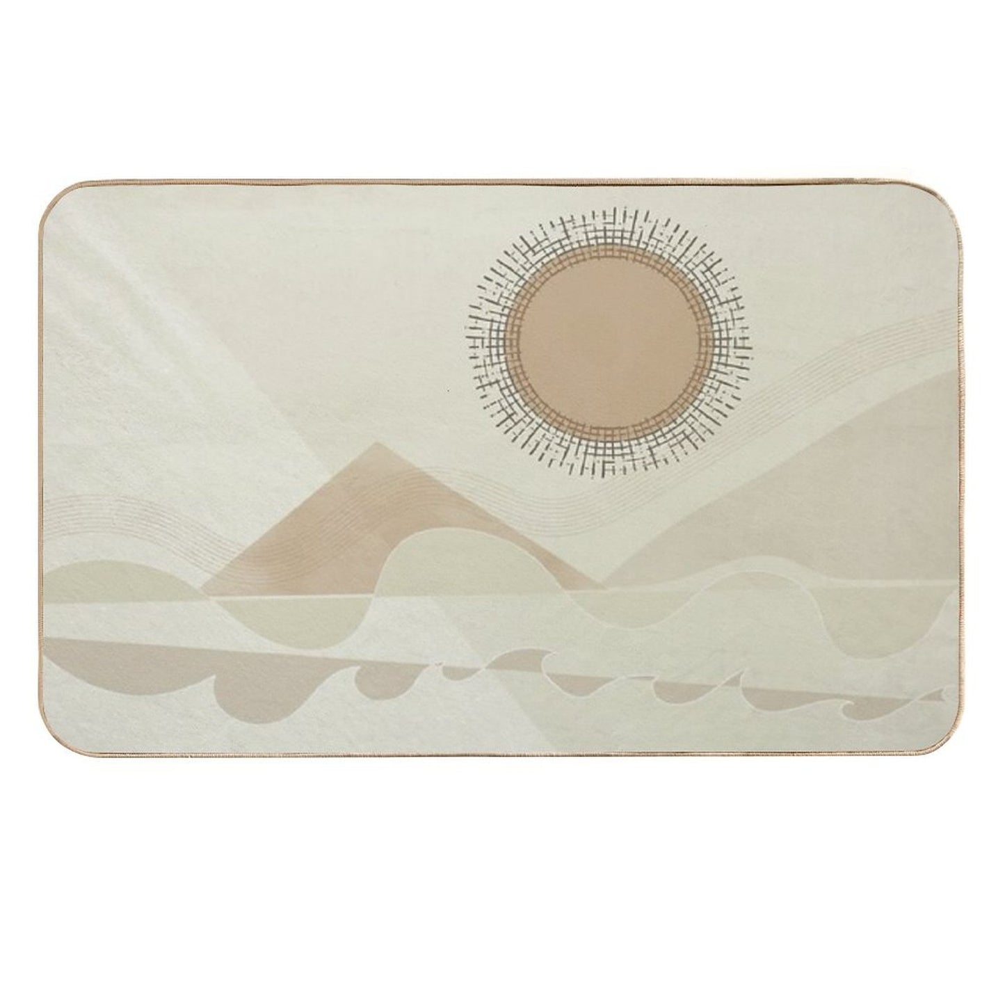 NUDE TROPICS (Series 02V1)- Tropical  Easy To Clean Bath Mat