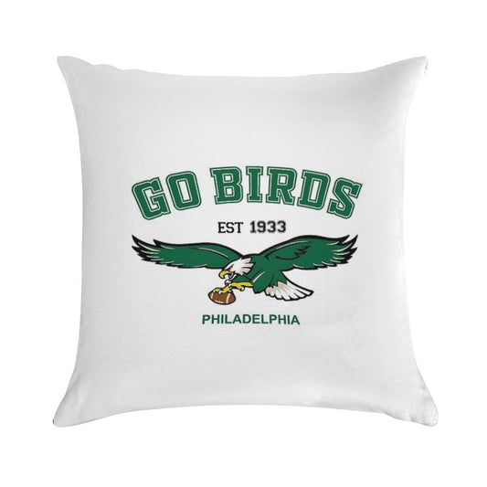 Art - Philadelphia Eagles Soft Bedroom Essential Throw Pillow