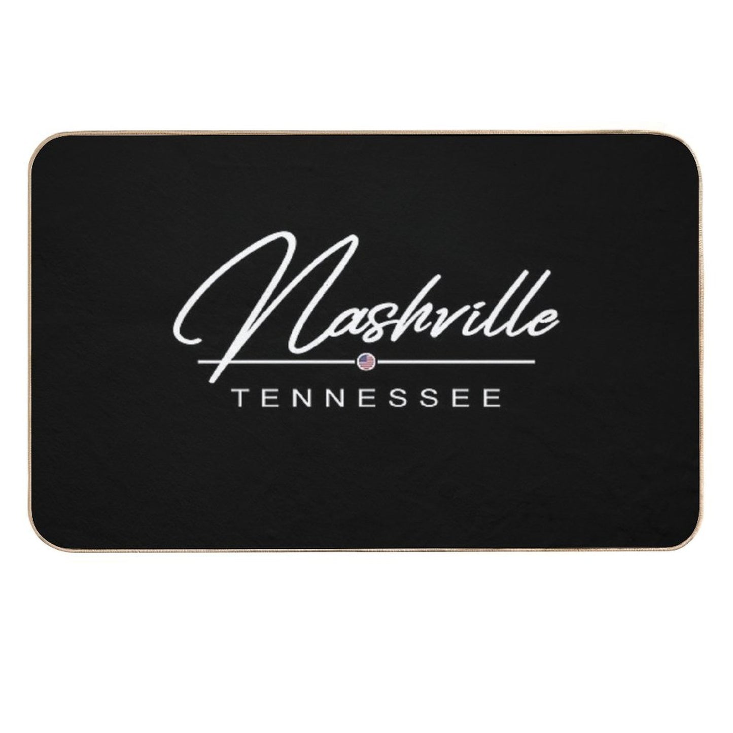 Nashville Tennessee USA Music  Easy To Clean Bath Mat